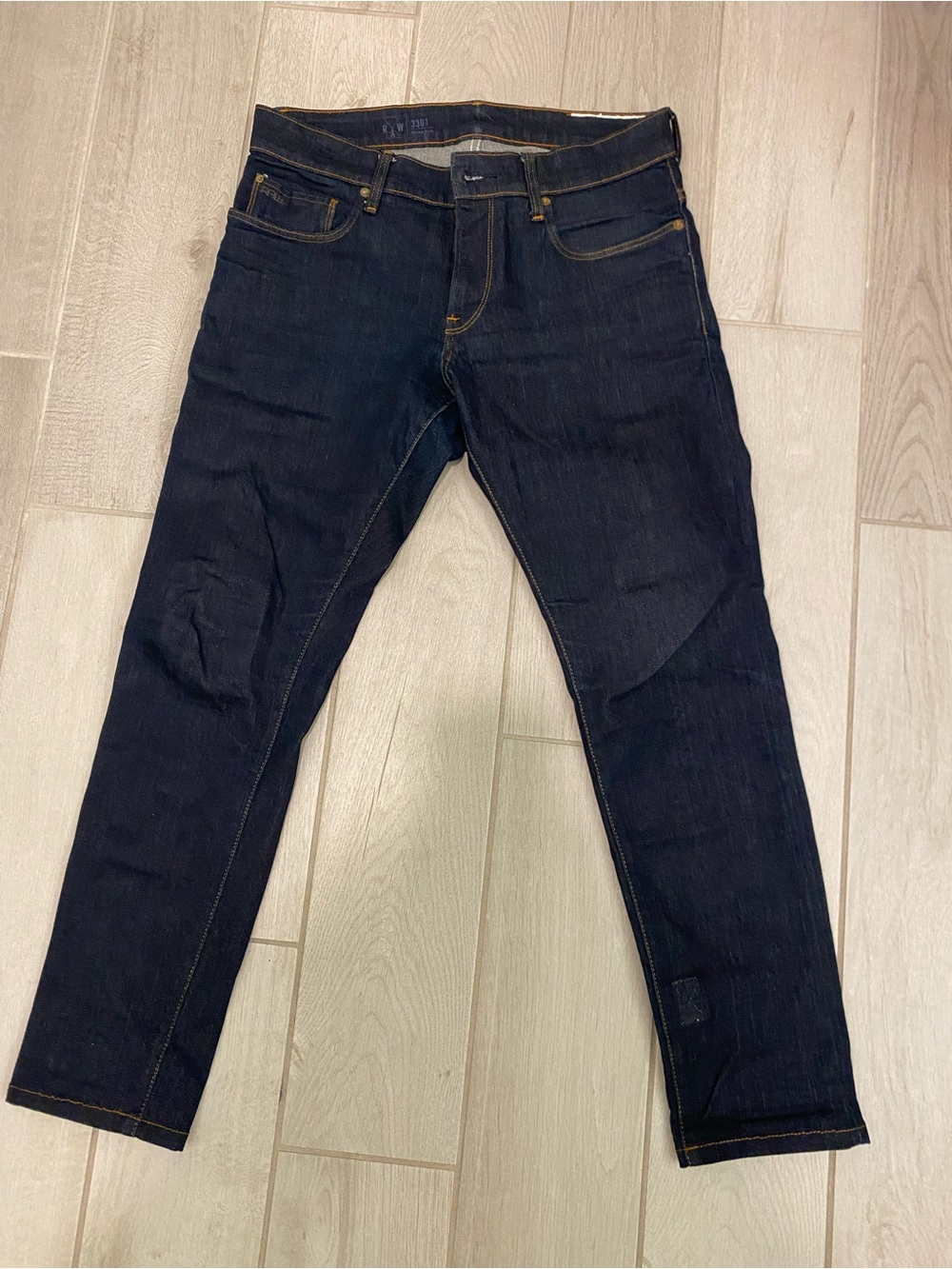 G Star Raw Men's Dark Blue Super Skinny Fit Jeans